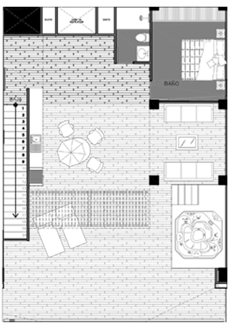 4.- Penthouse 1201 (Planta Alta)